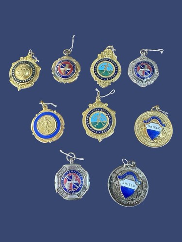 Vintage football medals - vintage, 50’s