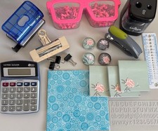 Bundle of Stationery - inc. Folders, Wallets, Pouches, Notebooks, Clipboard