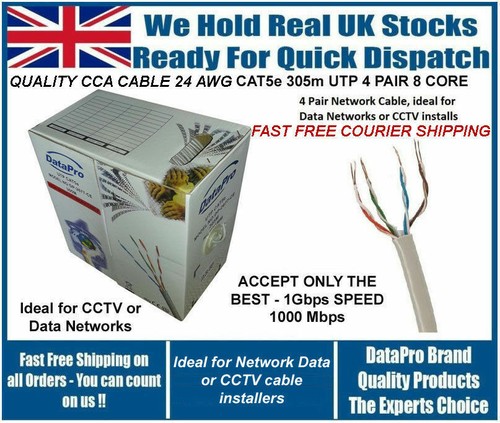 Cat5e 305m indoor - indoor, outdoor
