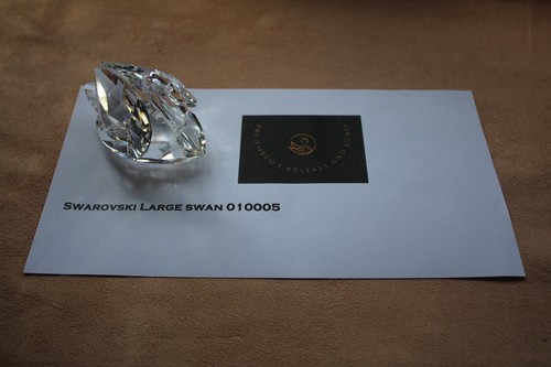 Swarovski large swan 010005 - swan,