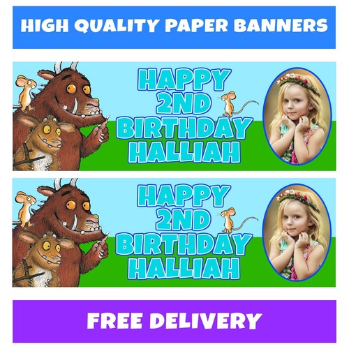 Gruffalo personalised birthday - gruffalo,