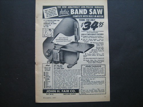1953 burgess power tools - 1953,