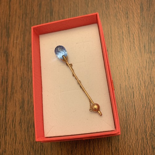 Antique 9ct gold tie - 9ct, 2.35