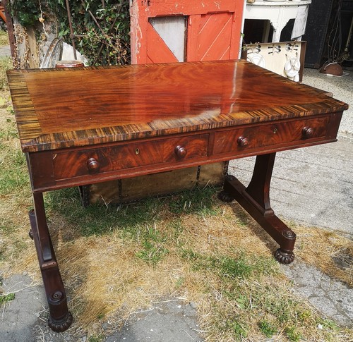 Antique sofa table - sofa, table.