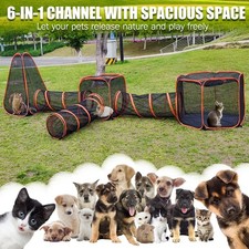6 In 1 Pet Cat Playpen Outdoor