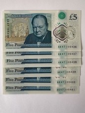 AK47 Uncirculated £5 Notes