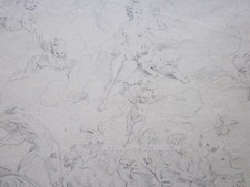 Carlo Innocenzo Carloni (attr), Antique Old Master Ceiling Design c.1750