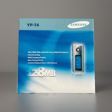 Super rare SAMSUNG DIGITAL AUDIO PLAYER YP-T4 UNOPENED SEALED BOX