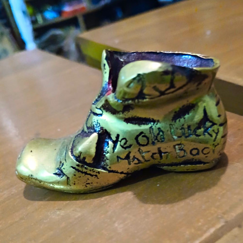Vintage ceramic novelty boot - ceramic,