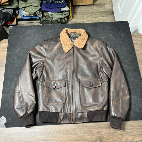 Real leather jacket - leather, vintage