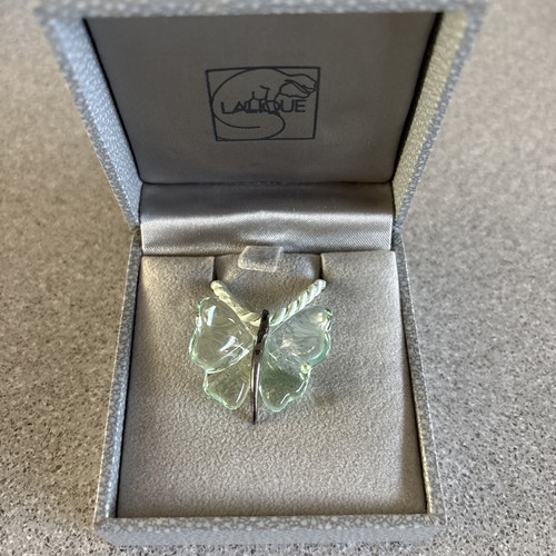 Lalique small aqua silver - aqua, &
