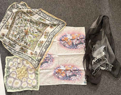 Vintage job lot scarves - job,