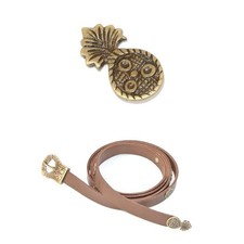 Antique Brass Belt End Medieval & Viking Accessories Costume Re-enactment & LARP