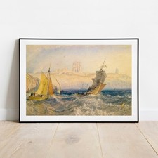 Art print Turner Tynemouth Priory 1822 giclee poster gallery wall art decor
