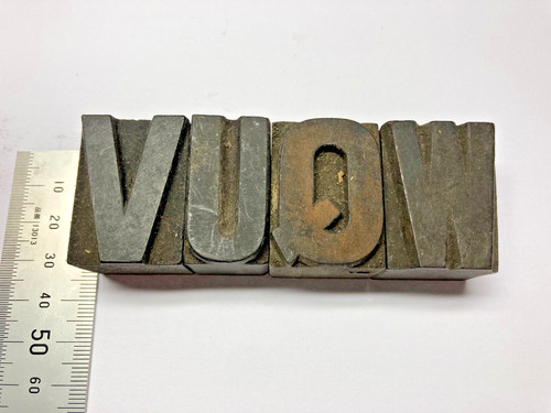 Vintage wooden letterpress