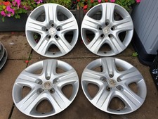 Set of Genuine Vauxhall 16" Wheel Trims Hub Caps x4 Zafira B Vectra C Astra H