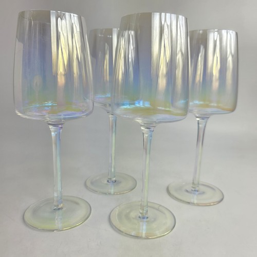 Iridescent wine glasses set - iridescent,
