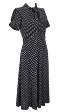 Lindy Bop Polka Dot Midi Dress