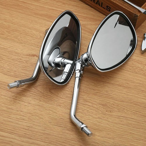 Pair chrome motorcycle - chrome,