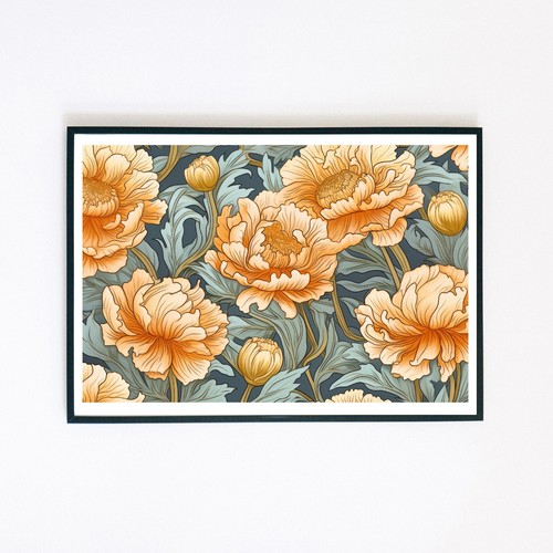 Vintage peonies flowers - peonies,