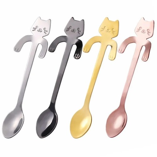 Cat spoon coffee teaspoon - cat,