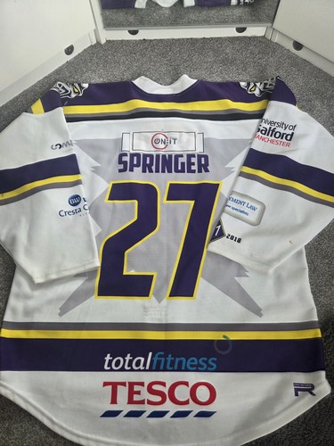 Game worn hockey jersey linden - worn,