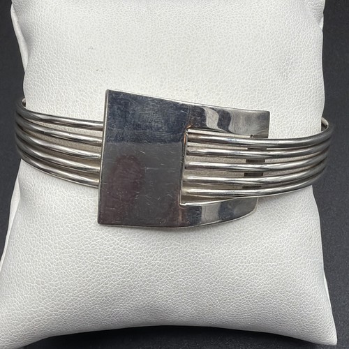 Vintage sterling silver cuff - sterling,