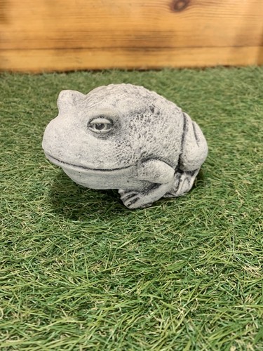 Stone garden frog toad - stone, frog/toad