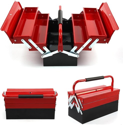 Metal tool box43x22x21cm3 - tool, box43x22x21cm3-tier