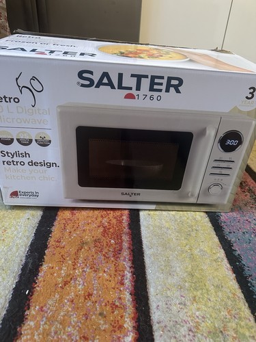 Salter retro cream microwave - salter,