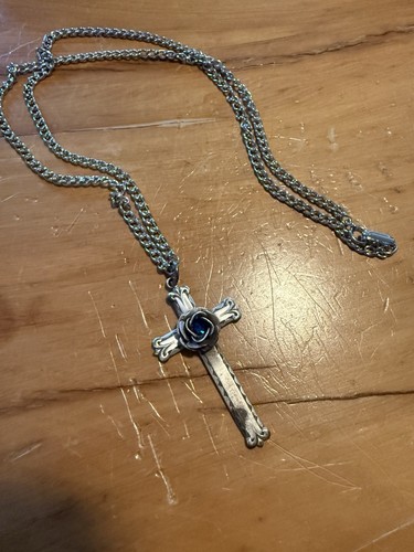 Vintage style cross necklace - vintage-style,