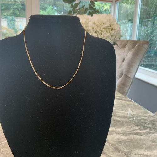 9ct gold curb chain - 9ct,