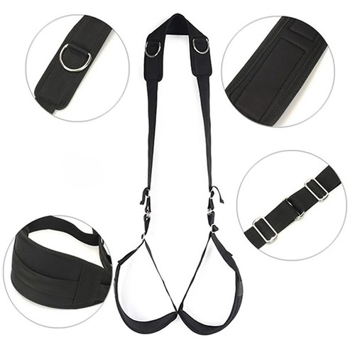Open leg restraints - leg, body