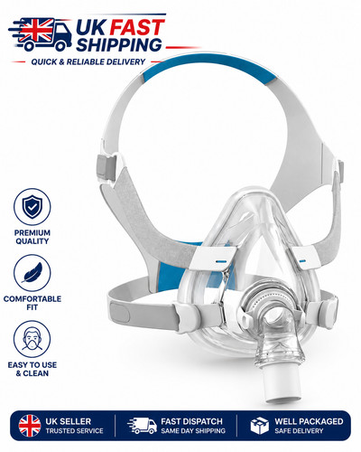 Full face mask and - full, oxygen