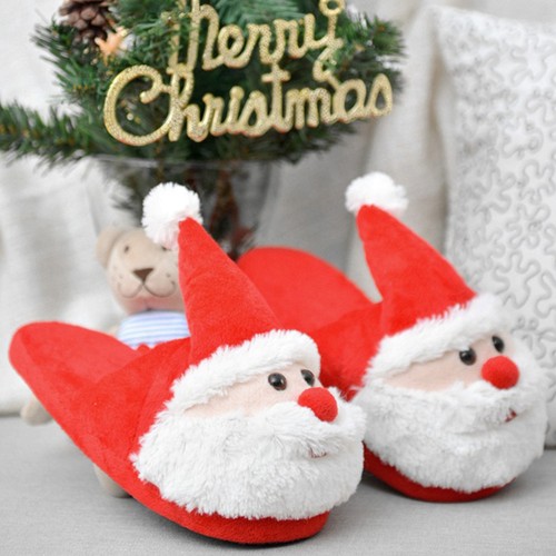 Santa claus slippers - claus, plush