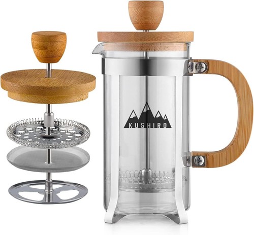 Kushiro wooden cafetiere - wooden,