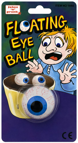 Fake floating eye practical - fake,