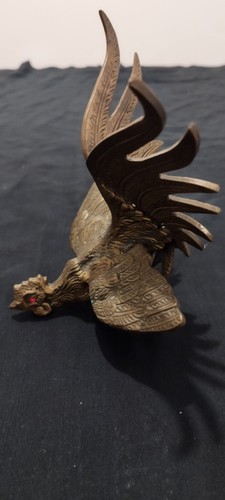 Brass fighting cock - fighting,