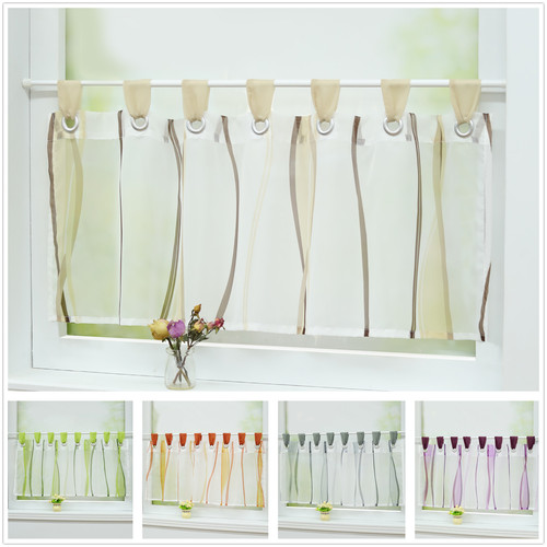 Cafe curtains kitchen wave - cafe,