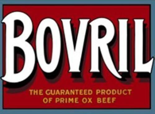 Bovril label large steel sign - large,