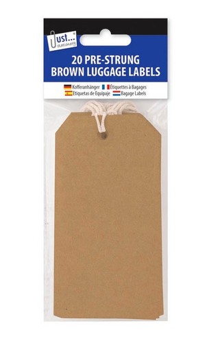 Pre strung brown luggage - pre,
