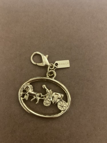 Horse and carriage mini charm - carriage,