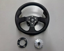 MOMO 320MM LEATHER STEERING