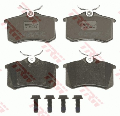 Front rear brake pad set - brake,