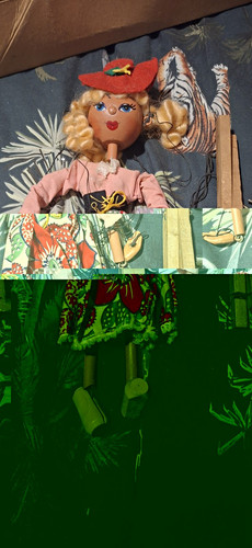 Pelham puppets vintage girl - puppets,