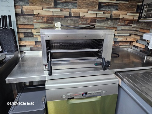 Electric salamander grill - grill,