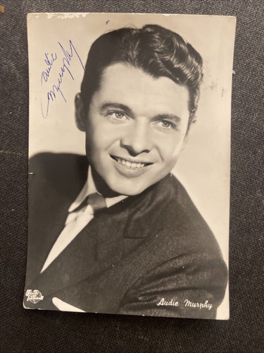 Vintage audie murphy autograph - vintage,