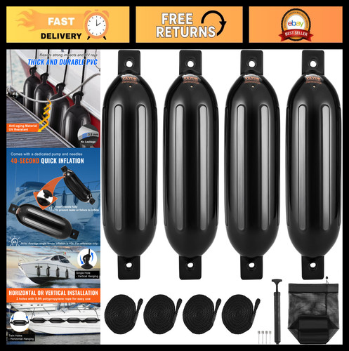 Inflatable boat fenders x - boat,