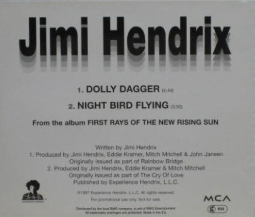 Jimi hendrix dolly dagger - jimi,