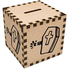 'Skeleton Coffin' Money Box / Piggy Bank (MB00055031)